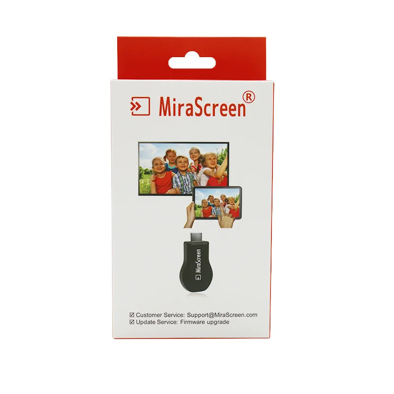 Mirascreen мини беспроводной airplay dongle 1080P HDMI DLNA дисплей Wi-Fi tv stick потоковая передача медиа для ios android Мобильный планшет - Цвет: With Retail Box