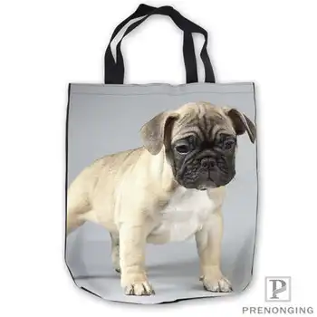 

Custom Canvas pug_face_dog_tongueTote Shoulder Shopping Bag Casual Beach HandBag Daily Use Foldable Canvas #180713-08-23