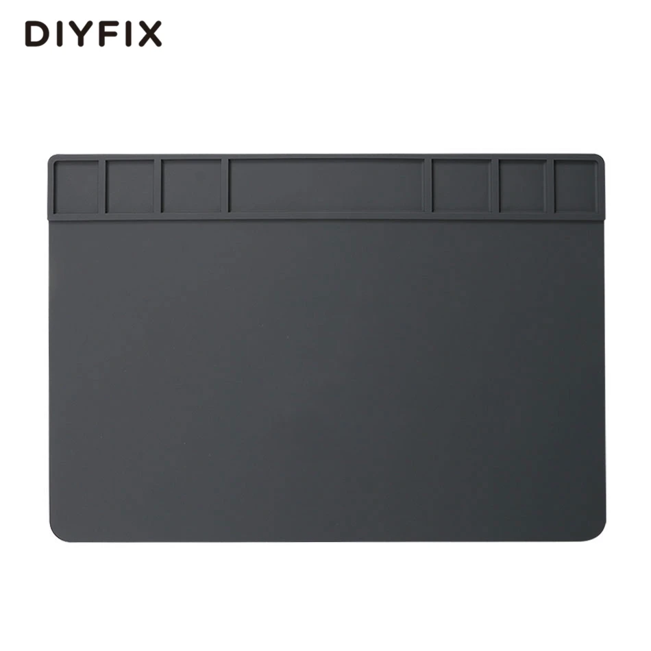 DIYFIX-49x35cm-Heat-Insulation-Silicone-Pad-BGA-Soldering-Repair-Station-Maintenance-Platform-with-Magnetic-Screw-Mat