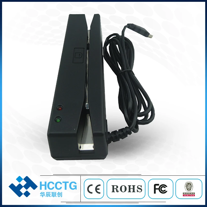 Portable RS232 Function Of Slot 1D Price Swipe Card Barcode Reader HCC-710