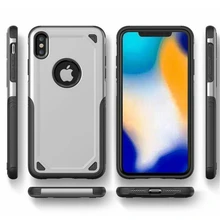 Armor Phone Case For iPhone X XR XS MAX Hybrid PC+TPU Slim Rugged Protective Defend Cover For iPhone 5 5S SE 6 6S 7 8 Plus Case little girl pattern led flash light protective pc back cover case for iphone 5 5s pink