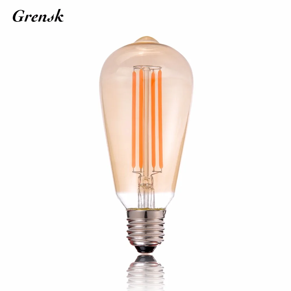 Lâmpadas Led e Tubos 220 v e27, retro decorativa Temperatura de Cor : 2700k