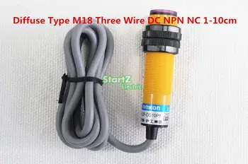 

Diffuse Type M18 Three Wire DC NPN NC 1-10cm Detection Distance Photoelectric Sensor Optical Sensor E3F-DS10B2