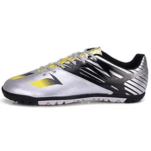 MAULTBY Men s Black Gray TF Turf Sole Outdoor Cleats font b Football b font Boots