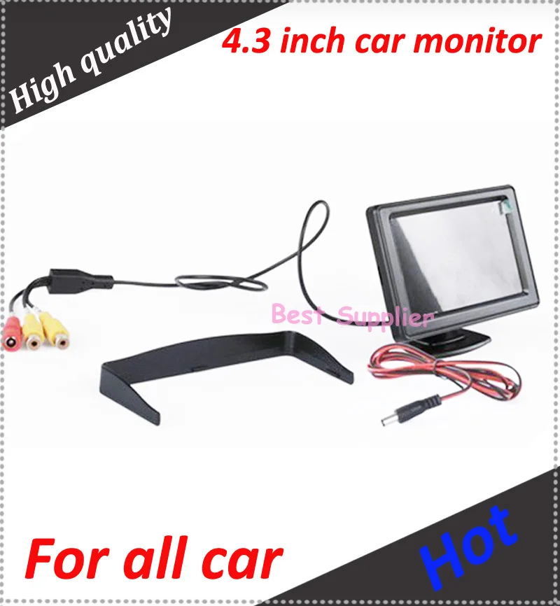 

Highest quality 4.3" Color Dashboard Backup TFT LCD Car Monitor For all car such toyota vw kia nissan honda etc