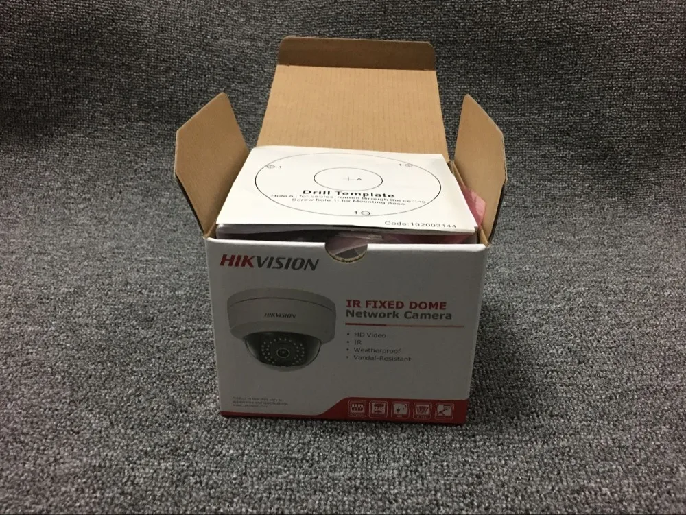 Original Hikvision Surveillance Camera DS-2CD2120F-I 2.0 MP Fixed Dome IP Camera 1080P POE CCTV Camera SD Card English Version Original Hikvision Surveillance Camera DS-2CD2120F-I 2.0 MP Fixed Dome IP Camera 1080P POE CCTV Camera SD Card English Version