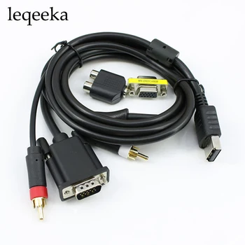 

5pcs VGA High Definition Cable RCA Sound Adapter HD PAL NTSC For Sega Dreamcast DC Console