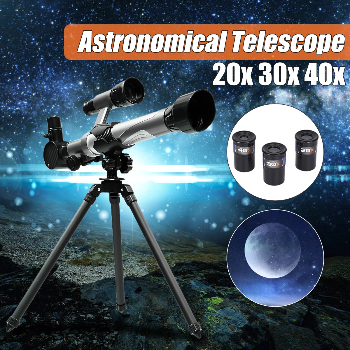 Refractive Monocular Astronomical Telescope Space Spotting Telescope