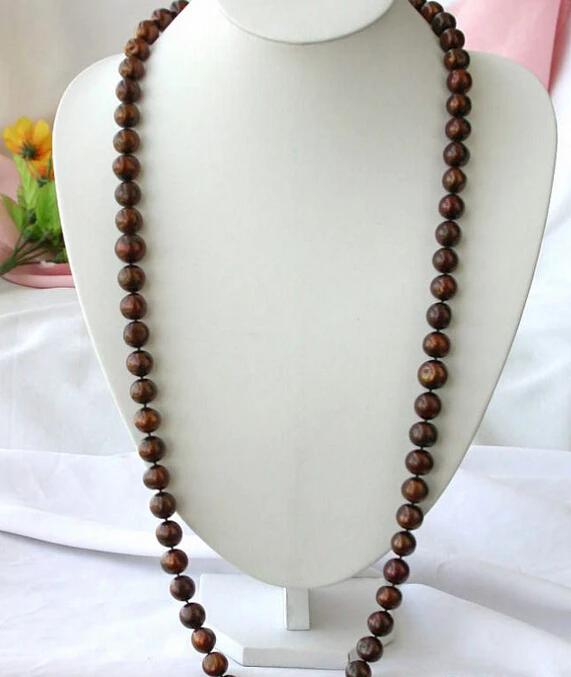 

Jewelr 004785 A++ 33" COFFEE FRESHWATER PEARL NECKLACE