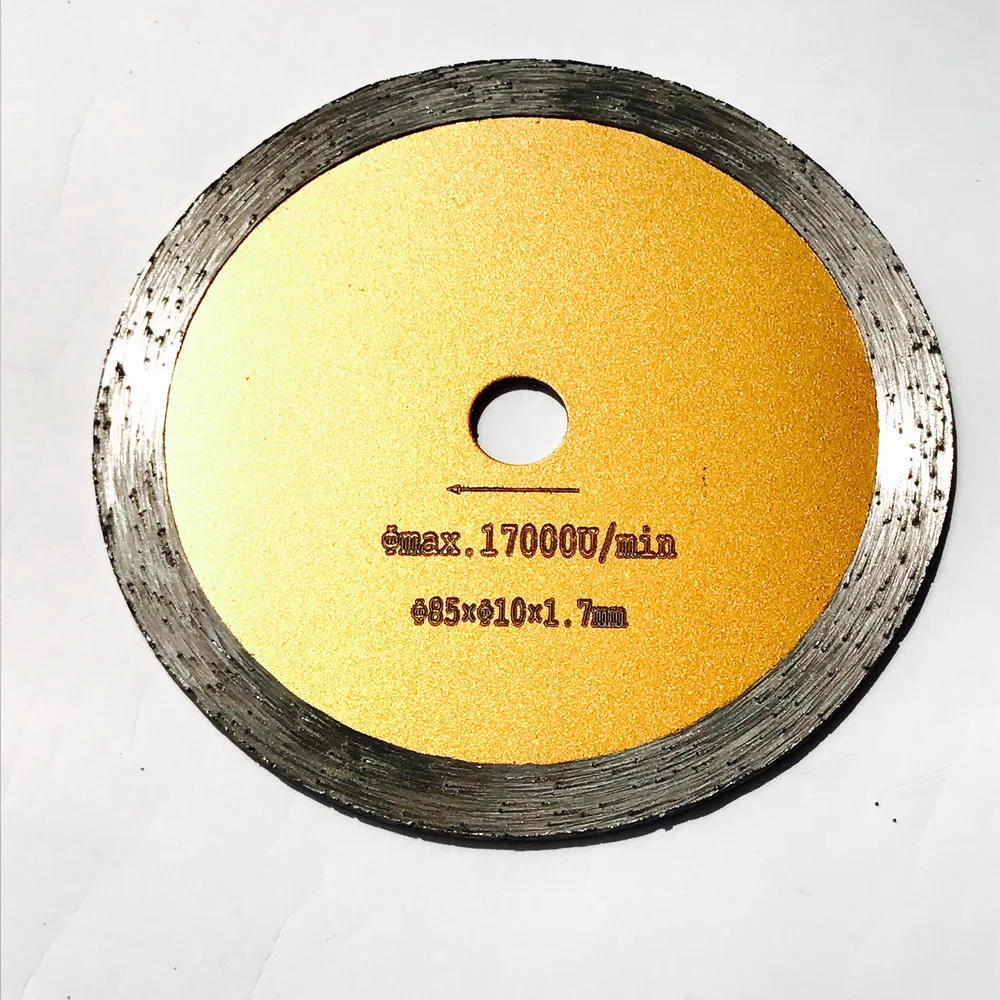 Free shipping 1pc 85*15*6mm wet cutting disc with marching most of brands mini saw for home DIY marble/granite/tile/cutting