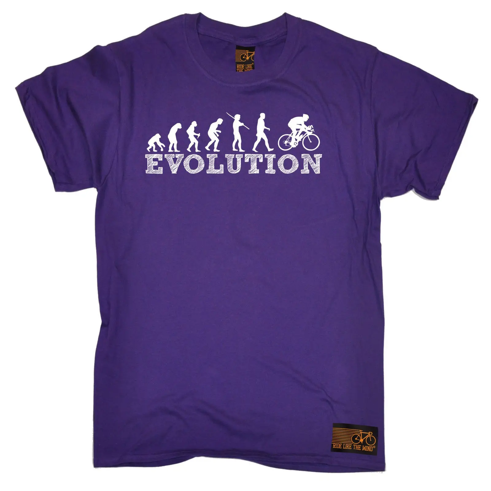 Evolution Bike Racer MENS RLTW T-SHIRT cycle cycling bicycle birthday gift free shipping cheap tee Fashion Style Men Tee | Мужская