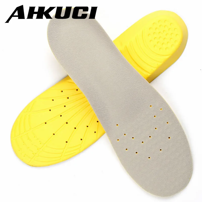Memory Foam Breathable Sweat Absorbing Orthotic Arch Soft Comfortable Athletic Insole Shock