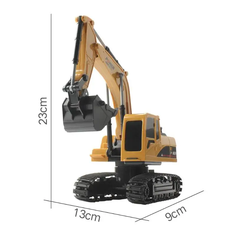 5 каналов RC грузовик экскаватор дистанционное управление моделирование гусеничный трактор игрушки с светильник