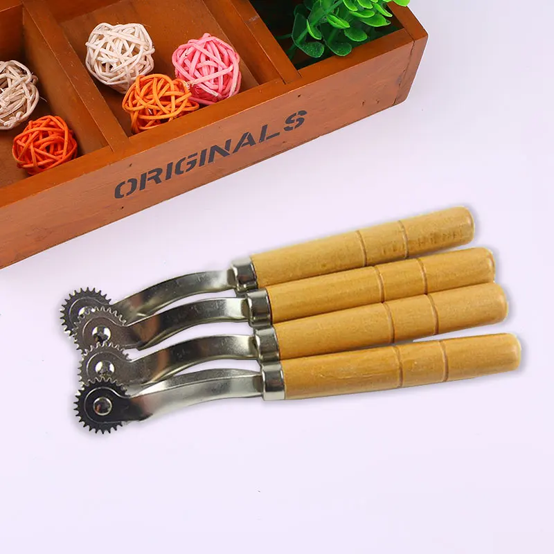 

Stainless Steel Leather Paper Wheel Roulette Spacer Perforating Sewing Tool