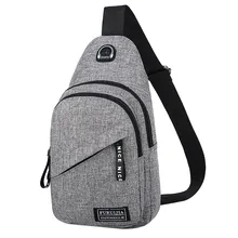 Новинка, мужская сумка в Оксфордском стиле, нагрудная сумка, модная маленькая сумка с карманами