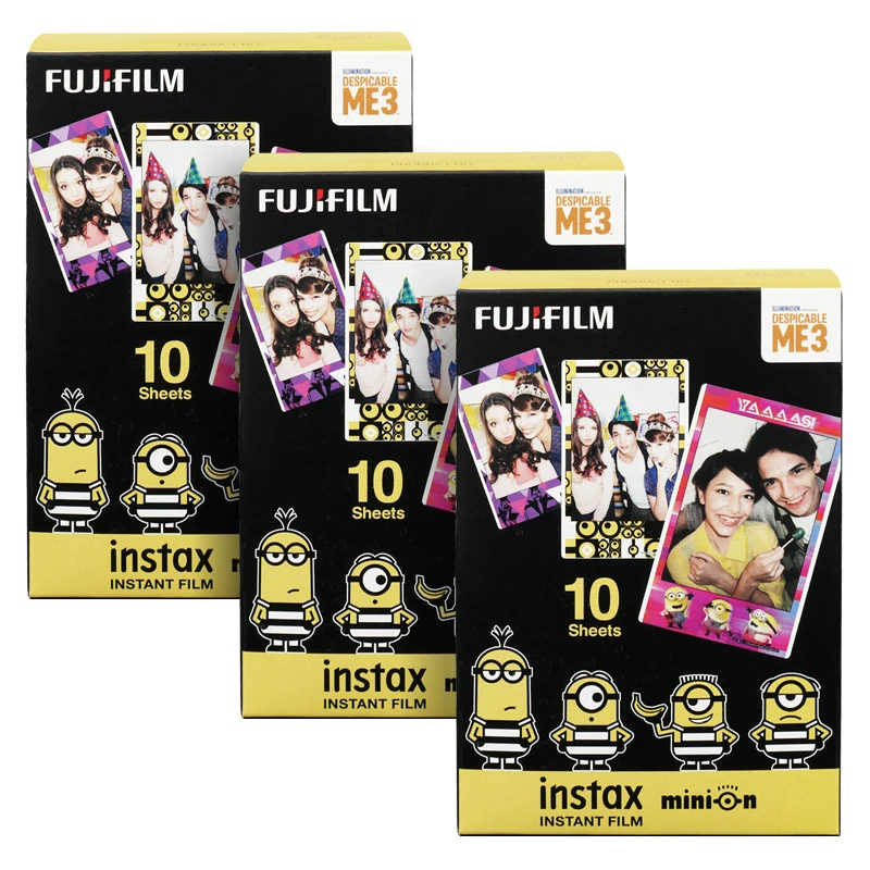 Fujifilm Instax Mini Minion DM3 Instant 30 пленка для Fuji 7s 8 + 9 25 50s 70 90 300 SP 1 2 принтера|instax mini|fujifilm instax