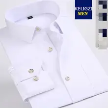 Новое поступление, Весенняя мужская хлопковая рубашка больших размеров, формальная Весенняя Мужская рубашка с длинными рукавами высокого качества, большие размеры M-8XL, 9XL