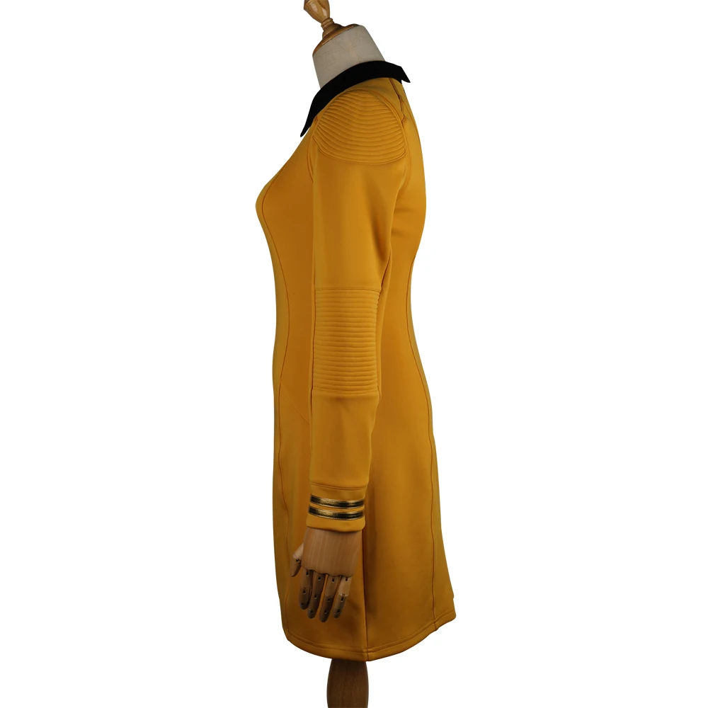 New Star Trek Discovery Season 2 Starfleet Commander Female Uniform Dress Badge Costumes Woman Adult Cosplay Costume (3)