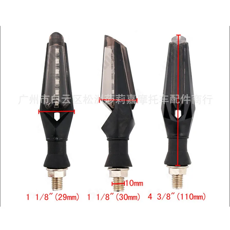 

2 pcs 12V Universal Motorcycle Turn Signal Indicators Flashing Lamp Moto Accessories Motorbike LED Turn Signal Lights for Yamaha