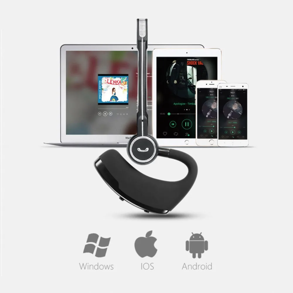 Bluetooth Earphone Wireless In ear Headset Handfree Headphones With Mic For iPhone Xiaomi Samsung Smartphone Gaming Headset