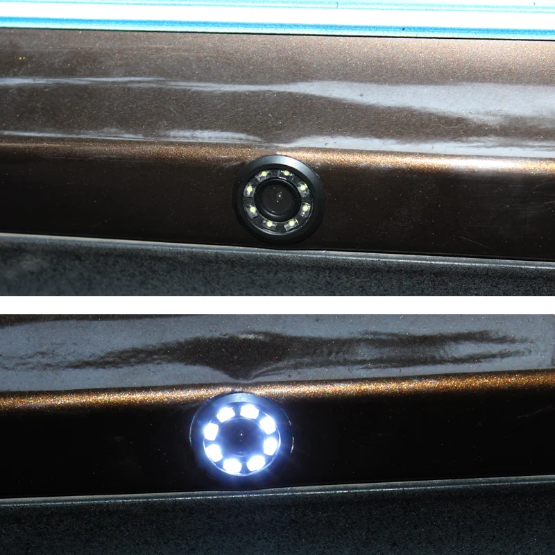 Smartour Автомобильная камера заднего вида 8 светодиодный высокой четкости Водонепроницаемая задняя камера ночного видения DC 12V автоматическая камера заднего вида