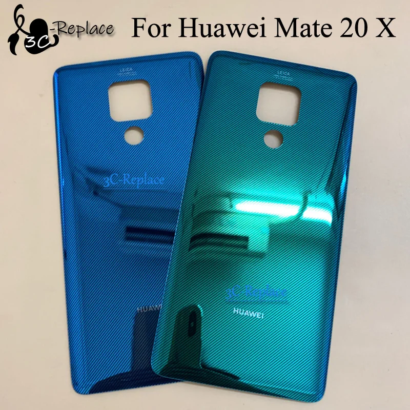 7,2 дюймов для huawei mate 20 X 20x EVR-L29 EVR-AL00 задняя крышка батарейного отсека Дверь Корпус задняя часть стекла