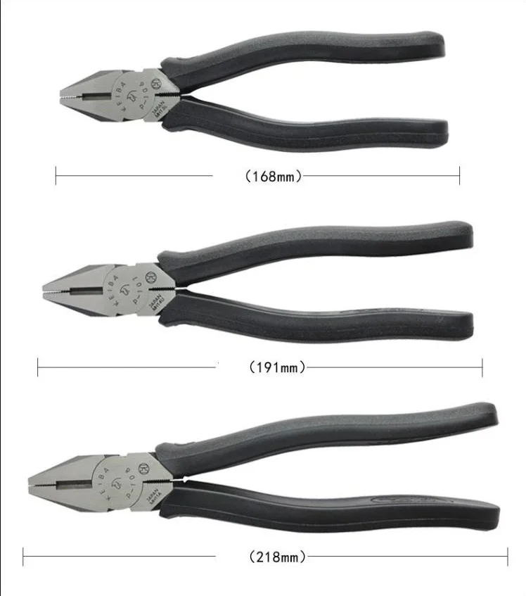 Высокого качества KEIBA импортные Электрические плоскогубцы щипцы с фиксатором P-106 P-107 P-108 щипцы с фиксатором Сделано в Японии