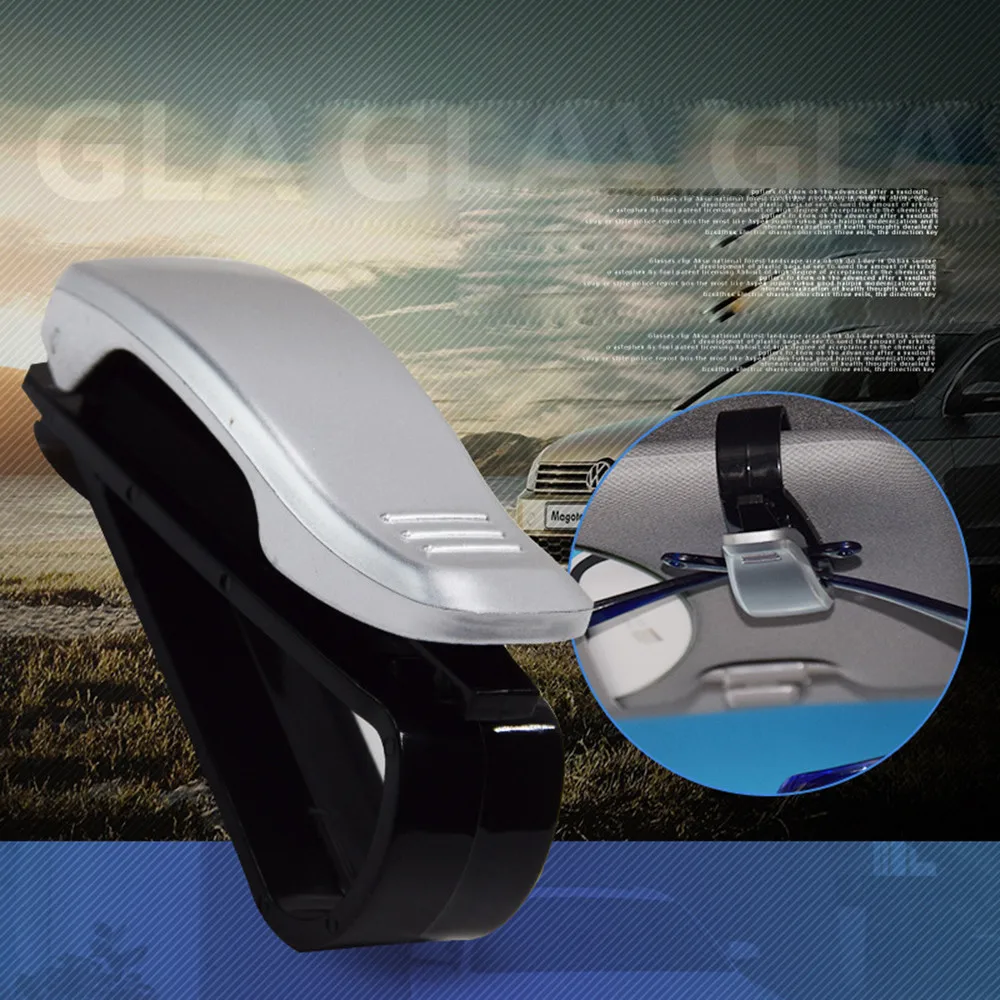 

Amazing Car-Styling Car Sun Visor Glasses Sunglasses Ticket Receipt Card Clip Storage Holder Hot ! Car Accessories