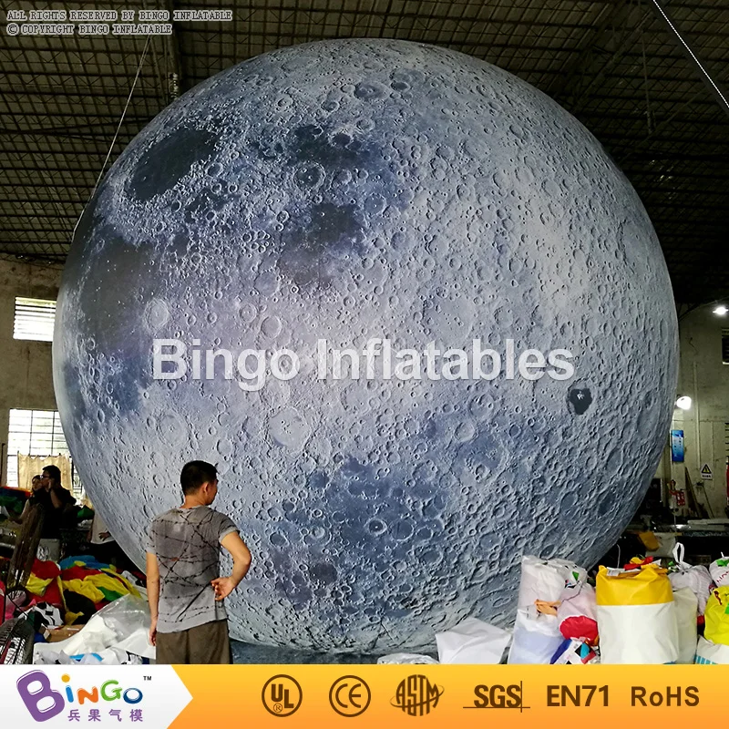 20ft. giant inflatable moon with led lighting 20Ft. /6M high lighting toy BG-A0501-3