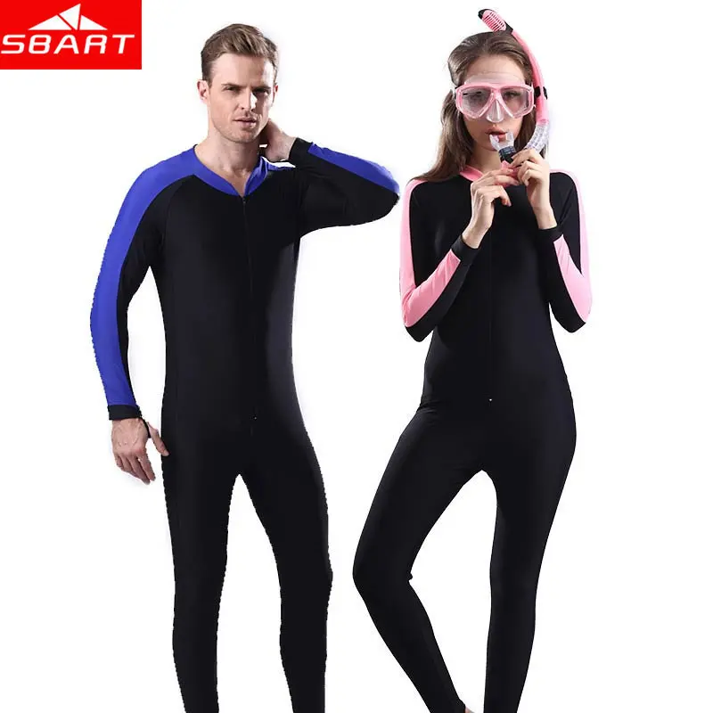 SBART Surfing Wetsuits Women Plus Size Long Sleeve Scuba Diving Suit