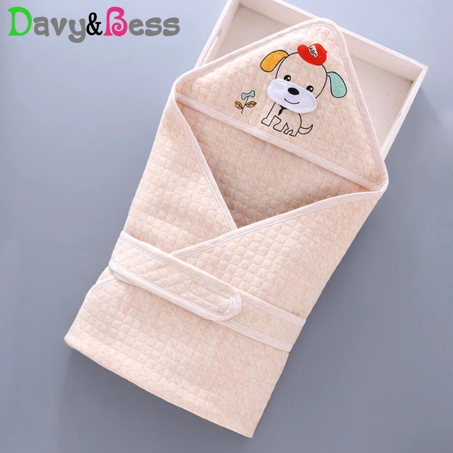 

Baby Blanket Newborn Muslin Swaddle Wrap Cotton Blanket for Newborn Baby Swaddle Muslin Blanket Square Bath Baby Wrap With Hat