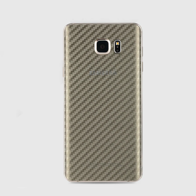 Задняя защитная пленка из углеродного волокна 3D для Samsung Galaxy note 5 7 4 Нескользящие