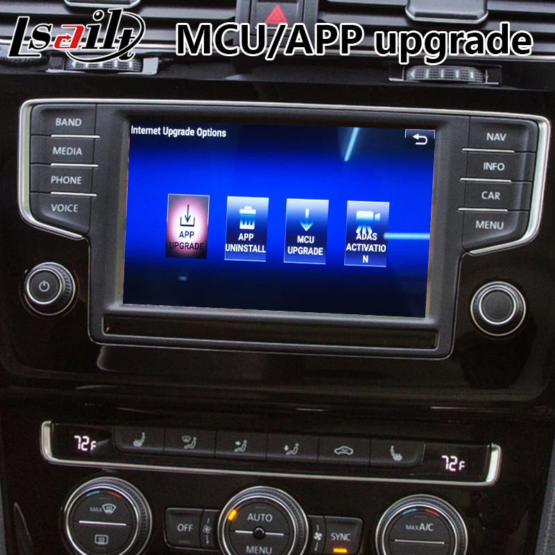 Видеоинтерфейс Lsailt Android для Volkswagen Tiguan Passat 2014 2018 года MOB MIB с автомобильной GPS