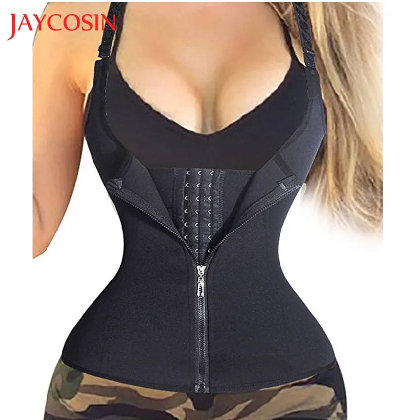 

Waist Trainer Zipper Sweat Sauna Body Shaper Women Slimming Vest Waist Trainer Shapewear Waist Dropshipping 9.5