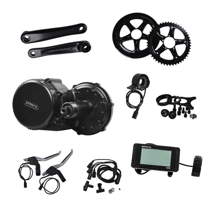

Bafang New version With Light&Gear Sensor Connectors BBS02B 48V 750W Mid Kit Motor Color Display Geared Motor Ebike Kits
