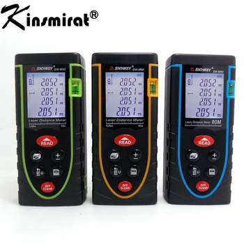 

Laser rangefinder for hunting meter 40/60/80M laser tape range Red dot finder build measure device ruler test tool