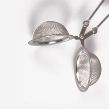 Горячее Нержавеющее ситечко со стальным сеточным шариком, чайные листья, фильтр, компресс, фиксирующая ложка