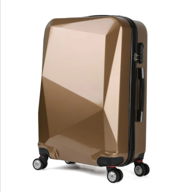 CALUDAN 2" 24" 2" Спиннер дорожная сумка с колесиками набор чемоданов для багажа на колесах - Цвет: Прозрачный