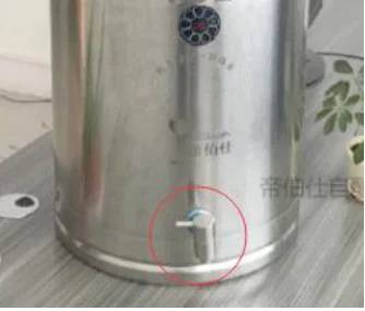 With a tap 20л ведро 304 нержавеющая сталь баррель домашнее ПИВОВАРЕНИЕ баррель ферментации вино и Пиво Баррель зажим дизайн Топ открытый контейнер - Цвет: With a tap