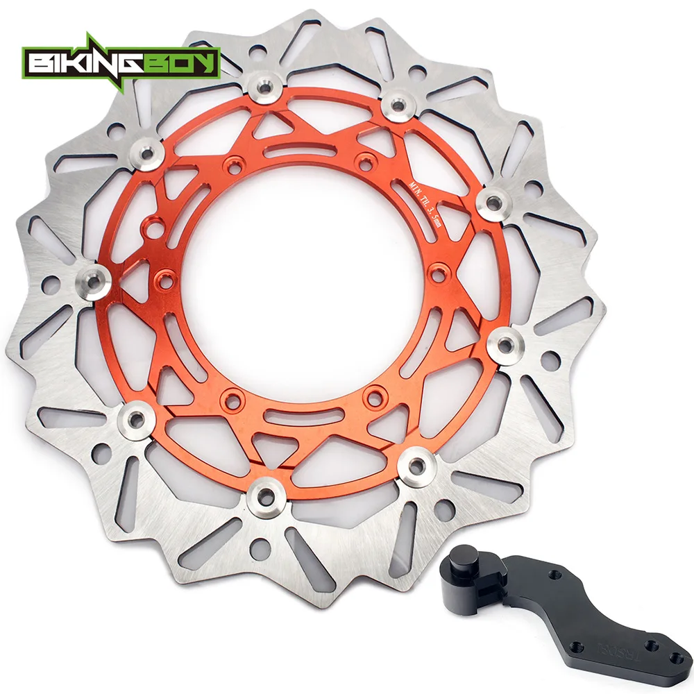 Кронштейн для диска BIKINGBOY 125-640 250 300 350 400 450 EXC GS MXC SXC SX XC SXF SXS LC4 SUPERMOTO ротор дисковых
