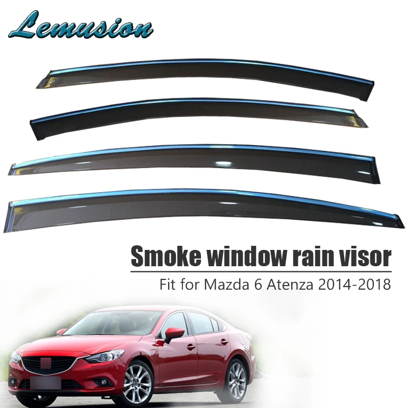 Козырёк от дождя и дыма для Mazda 6 Atenza 2014 2015 2016 2017 2018 4 шт. | Автомобили мотоциклы