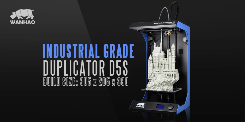 Industry 3D Printer With Large Printing Size Professional 3D Printer High-Speed biggest printing area 3D Printer Wanhao D5S (D5S) 2 2