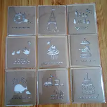 200 шт пустотелые поздравительные открытки ко Дню Святого Валентина, крафт-бумажные открытки, конверт для праздника, открытки на день рождения, конверт, подарок, случайный стиль