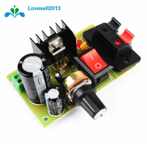 LM317 DC 5 V-35 V DIY Kit понижающий Питание модуль переменного тока/постоянного тока Регулируемый Напряжение регулятор с вкл/выкл переключатель