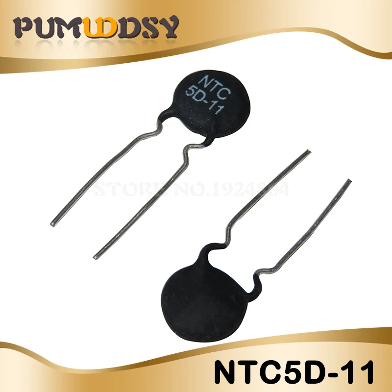 

10pcs Thermistor Resistor NTC 5D-11 Thermal Resistor