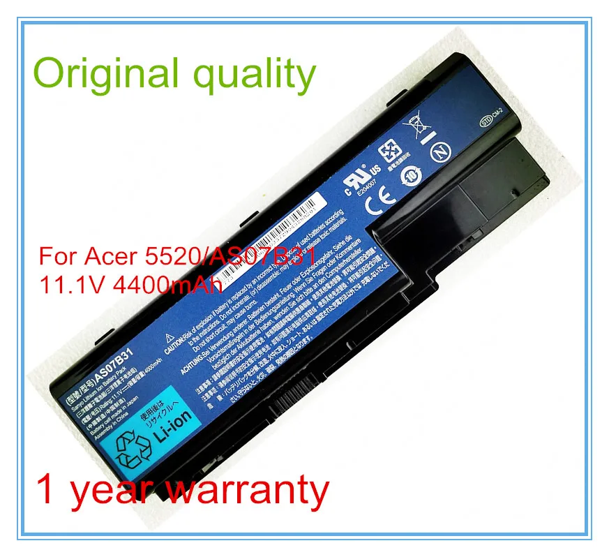 

11.1V 4400mAh Original New Laptop Battery AS07B31 for 5920 5920G 5930 5930G 5935 6930G 8943G AS07B32 AS07B71 AS07B61