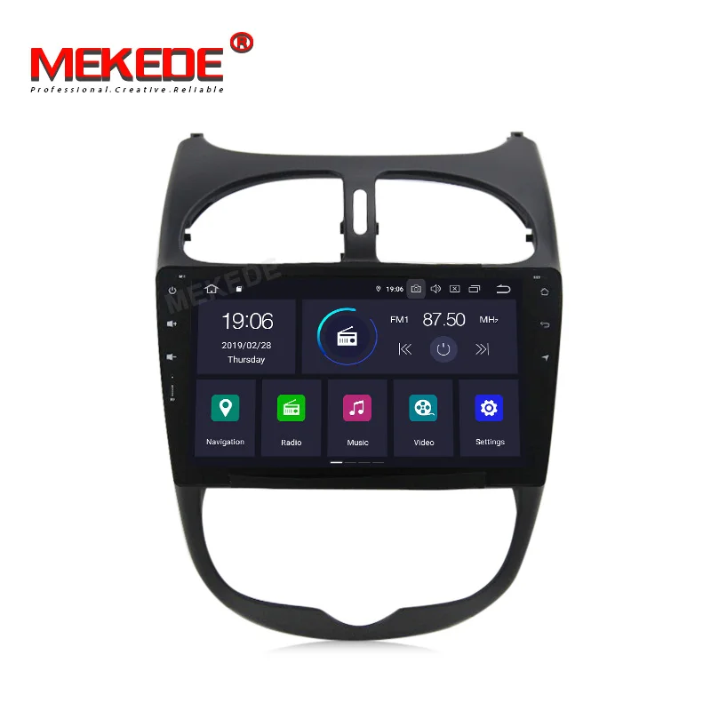 Top Android 9.0 car headrest dvd Car Multimedia player Autoradio for Peugeot 206 2000-2016 with DSP IPS wifi bluetooth carplay navi 4 Top Android 9.0 car headrest dvd Car Multimedia player Autoradio for Peugeot 206 2000-2016 with DSP IPS wifi bluetooth carplay navi 4