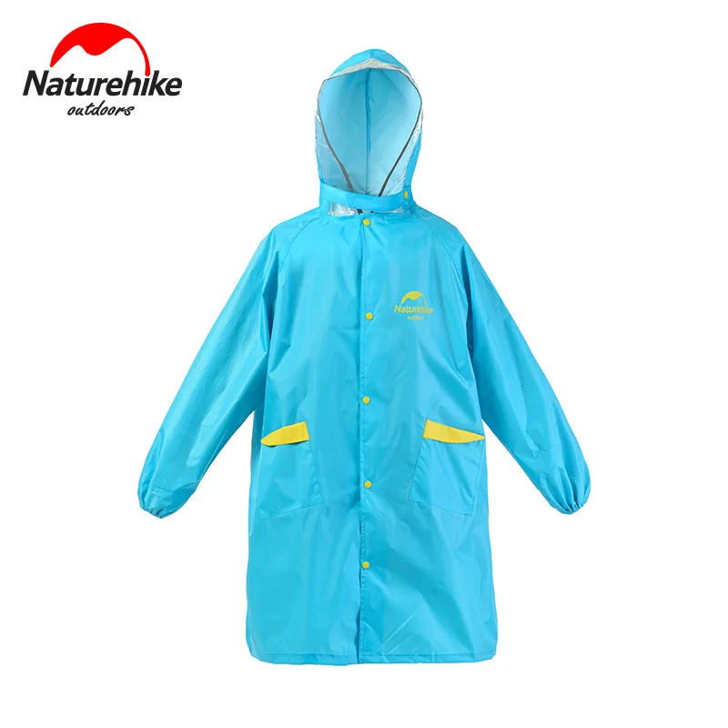 

Naturehike Children Outdoor Raincoat Camping Backpack conjoined raincoat Student Raincoat With Backpack Cover NH16D001-M