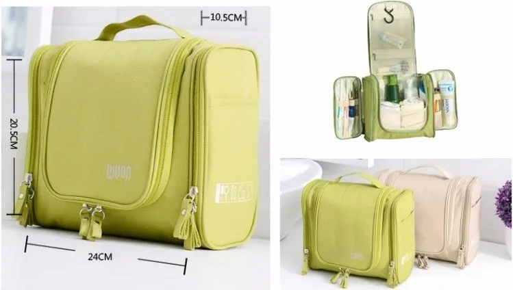 travel organizer men Shaving Makeup Bag Deluxe Cosmetic Bag women neceser beauty Toiletry bath case hanging make up Pouch Holder