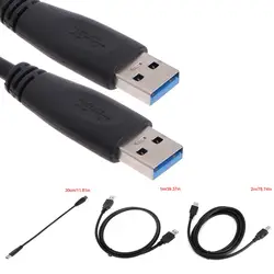 1 м USB 3,0 тип A от мужчины к мужчине Удлинитель шнур 5 Гбит/с Hi-speed Трансмиссия черный